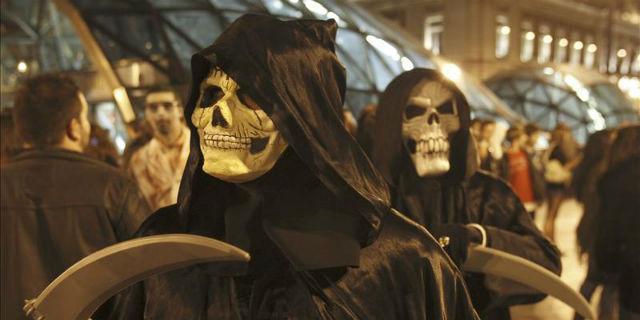 El terrorífico Halloween inunda las calles de Madrid 