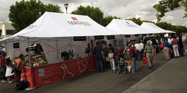 La Puerta de Toledo acoge el Mercado Itinerante de Alimentos de Madrid el fin de semana