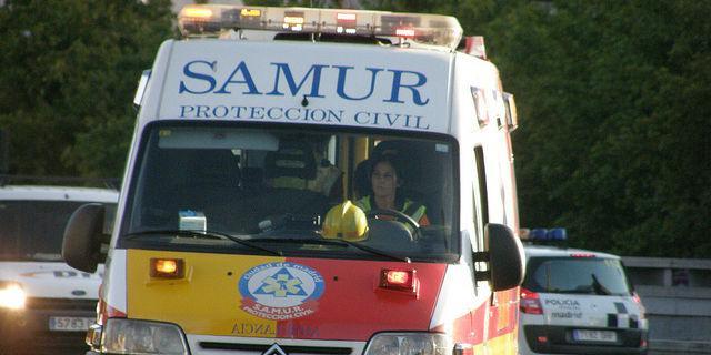 Tres jóvenes heridos en un accidente en la M-528 de Galapagar