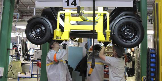 La producción industrial cae un 8,7% en Madrid hasta junio