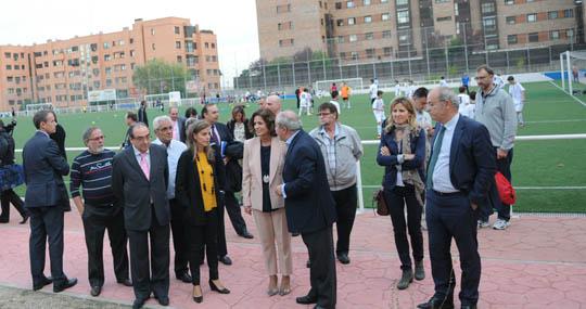 La Escuela de Fútbol de San Blas recibirá una importante inversión del Ayuntamiento de Madrid