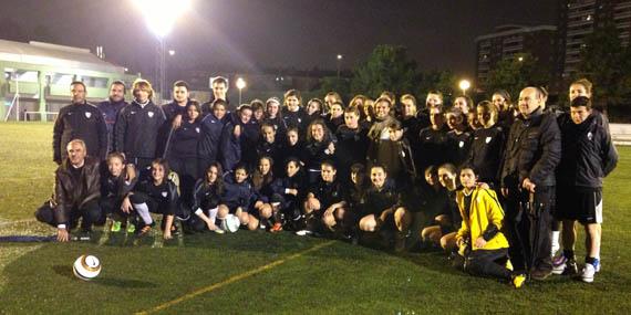 Maillo visita al Madrid C.F. Femenino en el ‘Día de la Mujer’