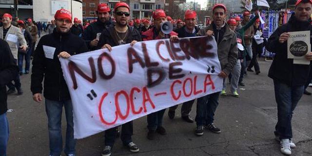 Los sindicatos de Coca Cola aprueban el calendario de protestas