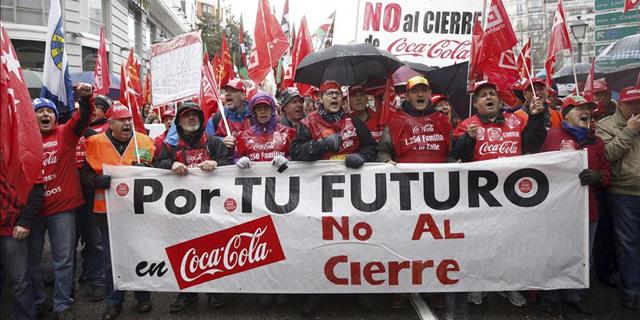 La Inspección de Trabajo no fue llamada al ERE de Coca-Cola