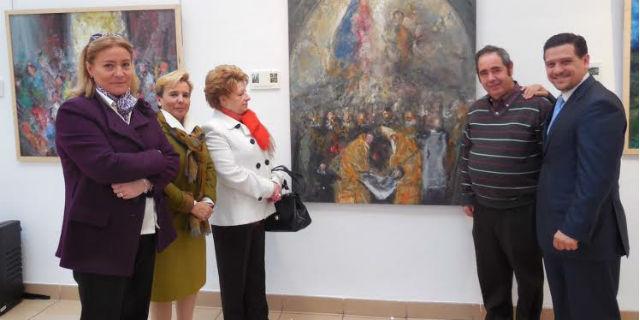 Luis Miguel Boto visita la exposición sobre El Greco en el Nicolás Salmerón 