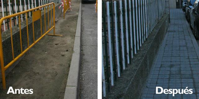 El Ayuntamiento de Sevilla la Nueva finaliza las obras de la calle Goya