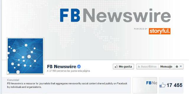 Facebook lanza FB Newswire