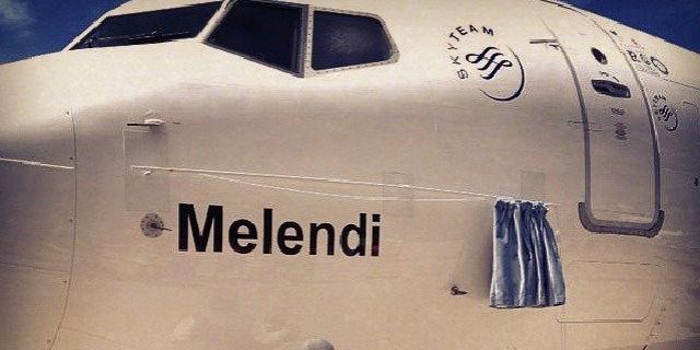 El nuevo avión de Air Europa se llama Melendi