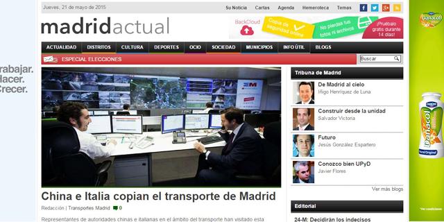 Madrid Actual arrasa en abril con más de 150.000 visitas