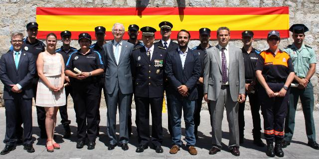 La policía de Galapagar rinde homenaje al Patrón de la Policía Local