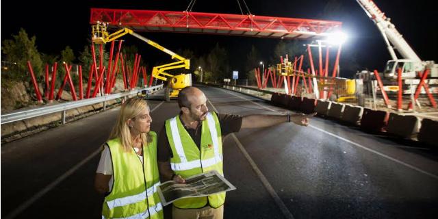 Una pasarela peatonal facilitará el acceso a las instalaciones deportivas y el Recinto Ferial de Villalba