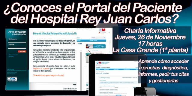 El portal del paciente del Hospital Rey Juan Carlos, se acerca a los ciudadanos
