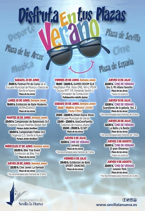 180622 actividades verano 2018 sevilla la nueva