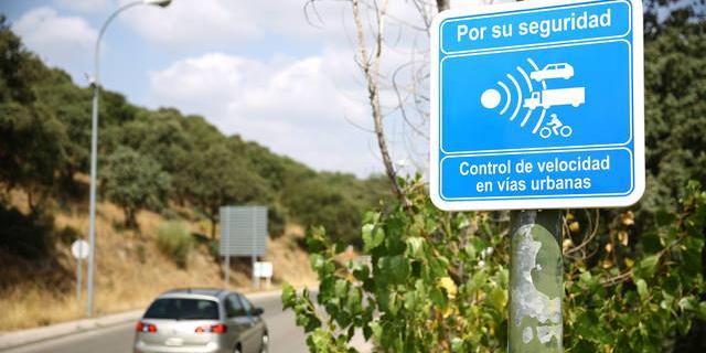 Nuevo radar móvil de la Policía Local para reducir la velocidad en Las Rozas