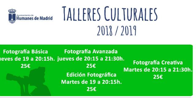 Humanes de Madrid abre el plazo de inscripciones para los Talleres Culturales 18-19