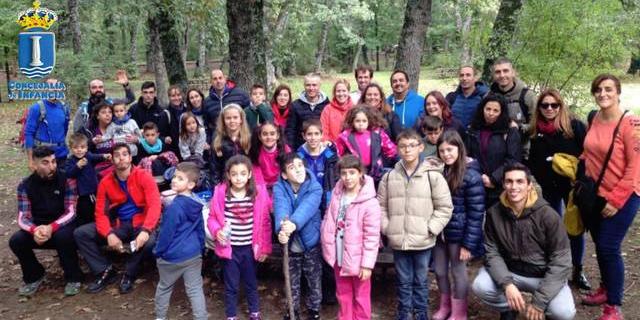 Las familias de Humanes de Madrid disfrutaron de una jornada en la sierra madrileña