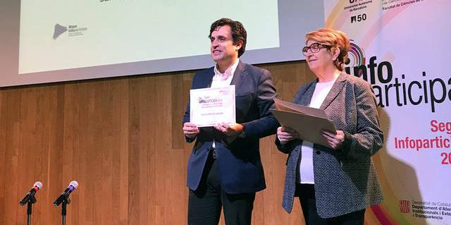 Galapagar recoge su premio a la transparencia informativa