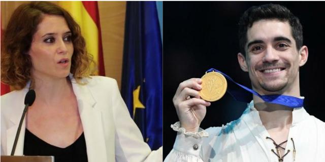 Díaz Ayuso anima a votar por Javier Fernández como Premio Madrid Actual y no a ella