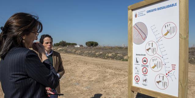 Pozuelo finaliza la construcción de la senda biosaludable de La Cañada