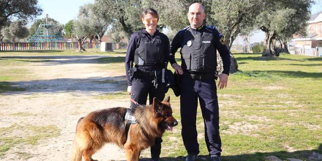 Nueva Brigada Canina en Sevilla la Nueva para la detección de estupefacientes y prevención de consumo de drogas