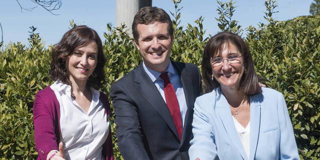 Casado, Ayuso y Quislant visitan las instalaciones de la Fundación Gil Gayarre en Pozuelo
