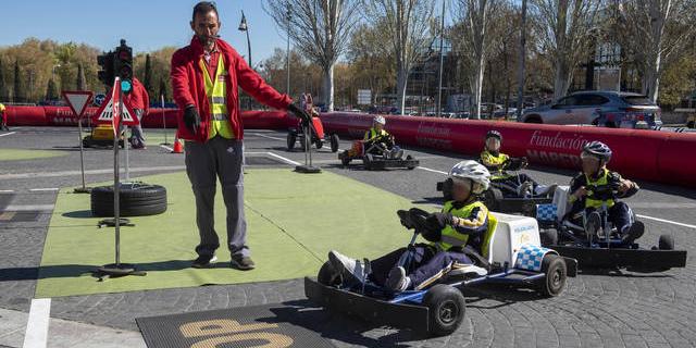 Alumnos de Pozuelo de Alarcón aprenden normas básicas de seguridad vial