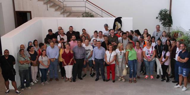 El alcalde de Arganda dio la bienvenida a los trabajadores del XIII Plan de Empleo Municipal