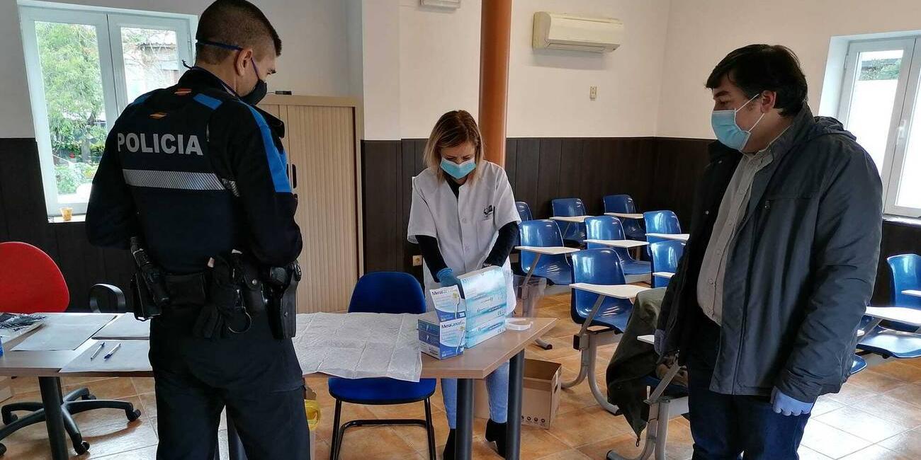 Galapagar ha realizado 79 test de COVID-19 a trabajadores y voluntarios de servicios esenciales