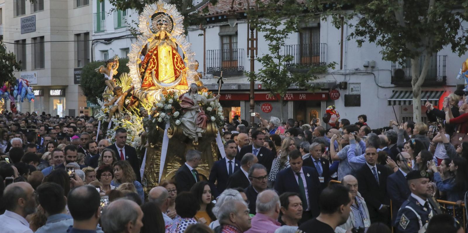 La Virgen de los Ángeles de Getafe solo bajará virtualmente este año