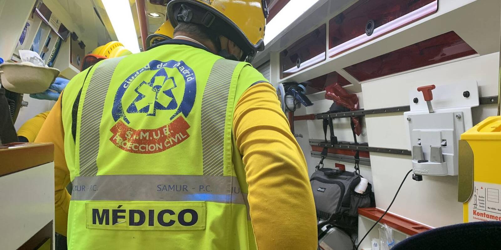 Muere un motorista de 38 años tras sufrir una caída en Madrid