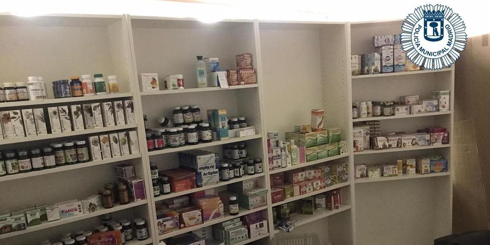 Localizado en Puente de Vallecas un herbolario con todos sus productos caducados