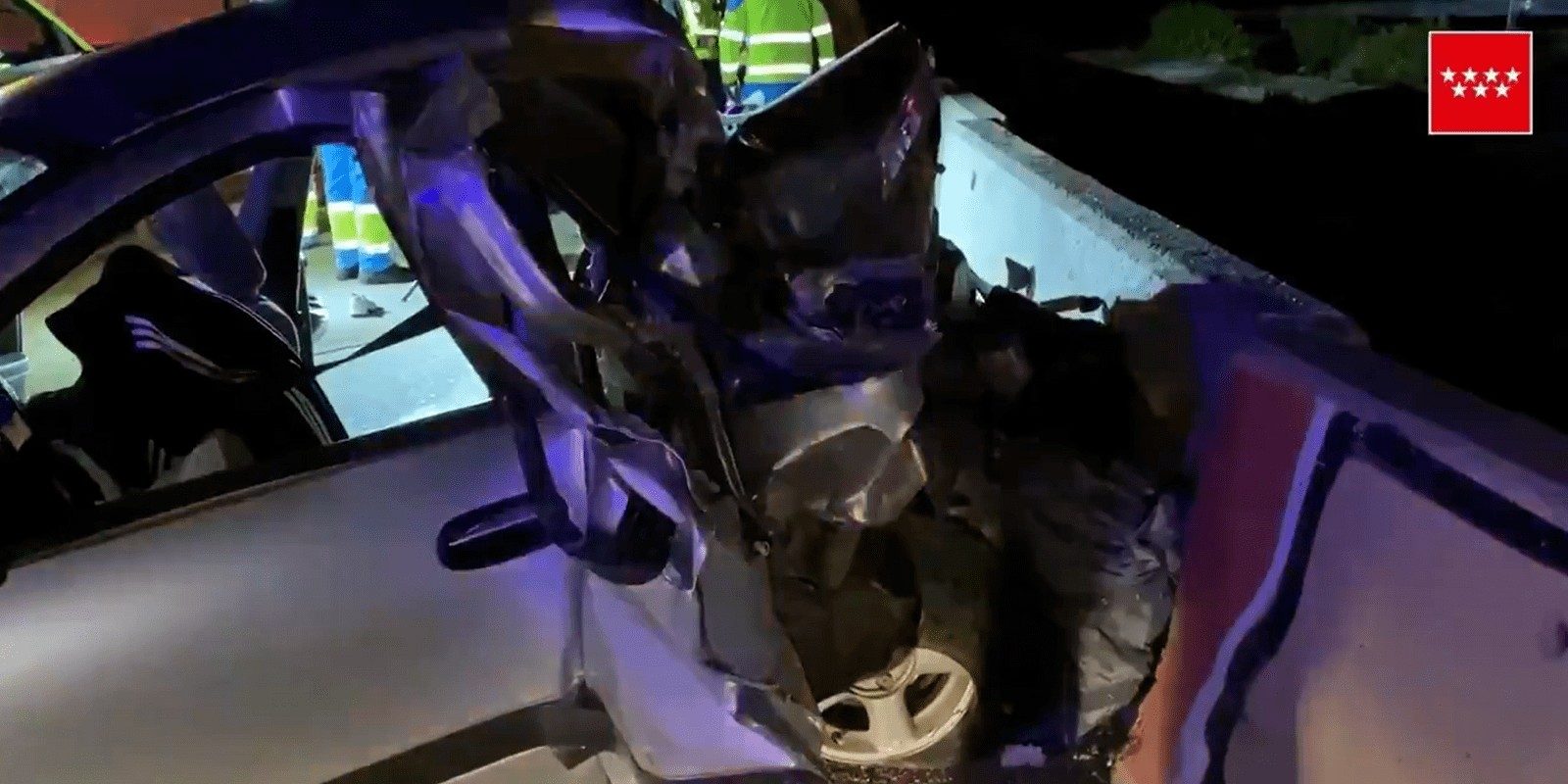 Un fallecido tras un accidente por alcance entre un turismo y camión en la M-50 Un fallecido tras un accidente por alcance entre un turismo y camión en la M-50