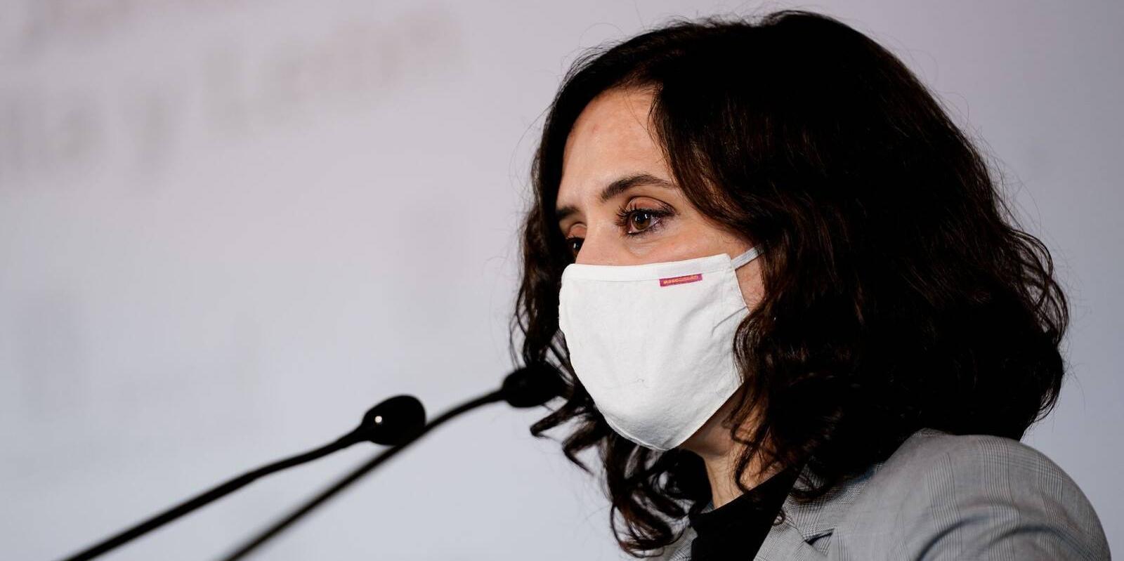 Díaz Ayuso ordena el cierre de la Comunidad de Madrid durante los puentes de noviembre