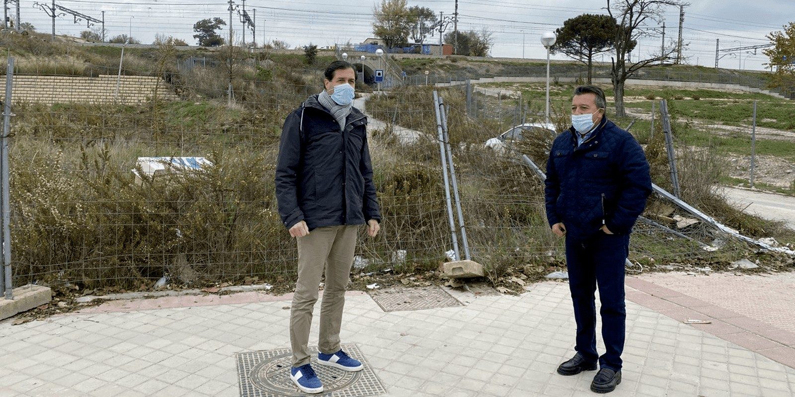 El concejal Pedro Fernández visita el distrito Fuencarral-El Pardo
