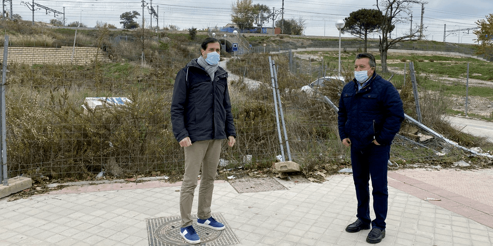 El concejal Pedro Fernández visita el distrito Fuencarral-El Pardo