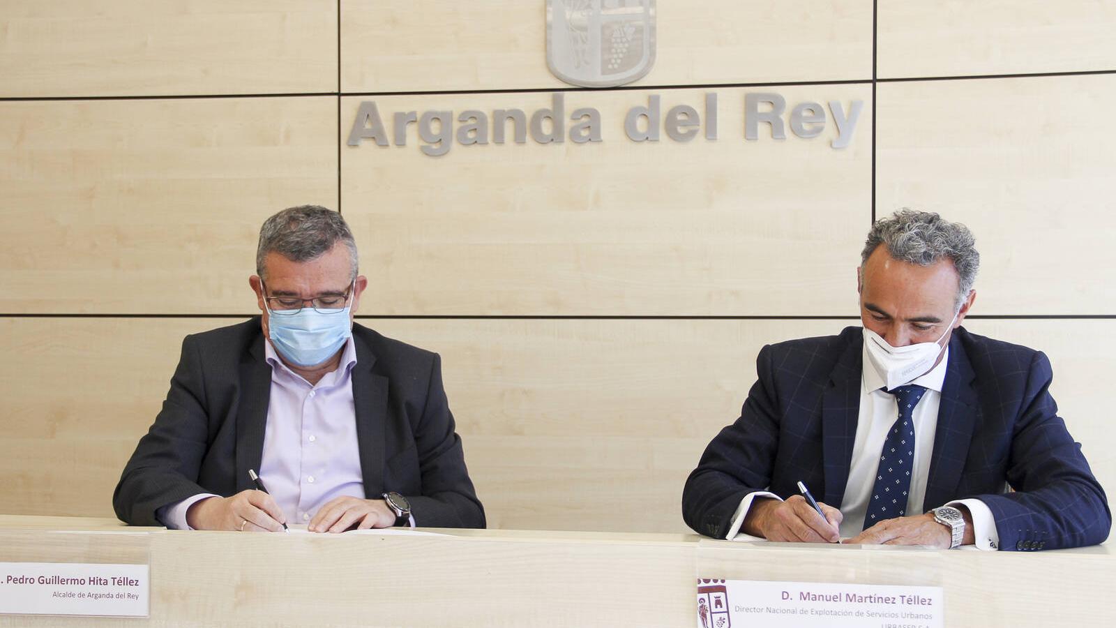 Arganda firma un convenio de colaboración con URBASER para la plantación de 4.241 árboles