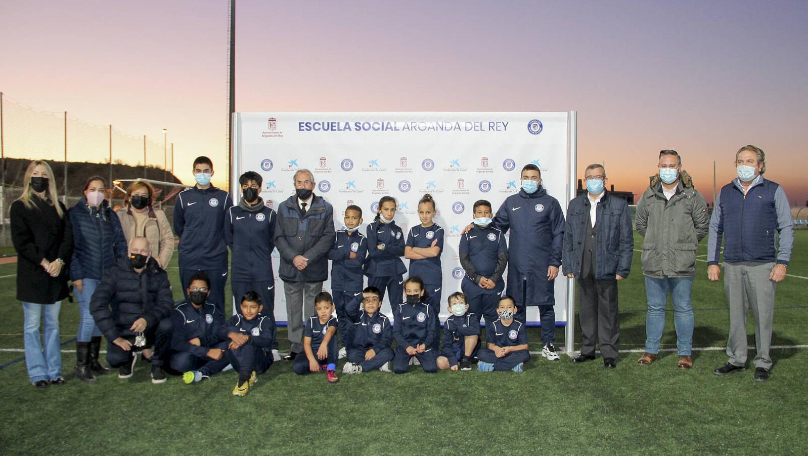 Arranca otra temporada del proyecto de ayuda social organizado por Arganda y la Fundación Atlético de Madrid