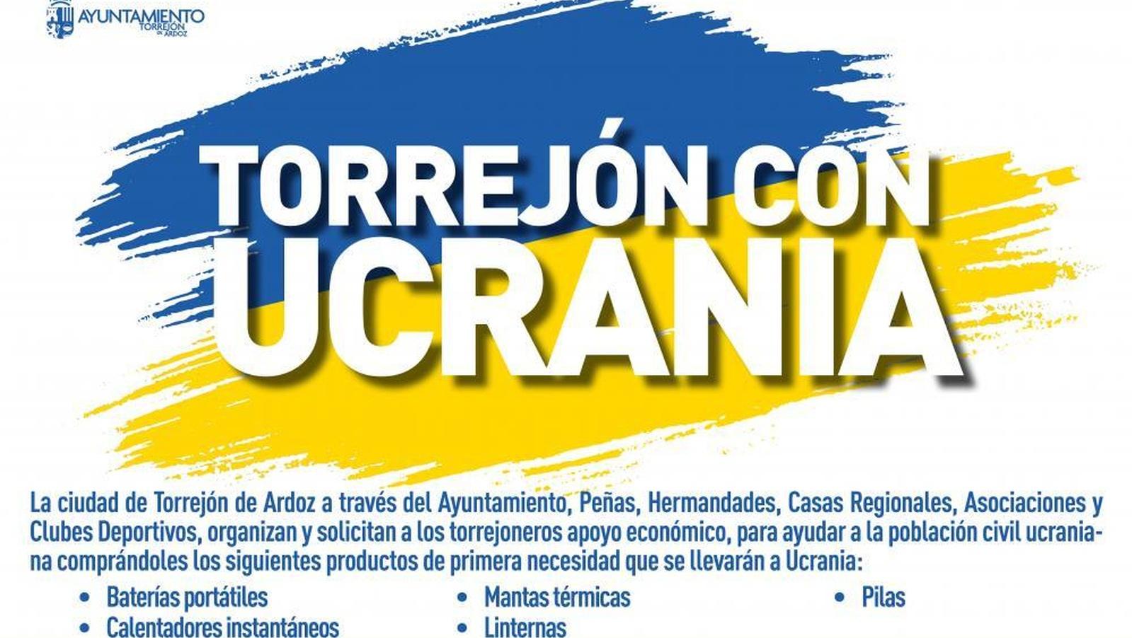 Torrejón de Ardoz ruega que solo hagan aportaciones económicas