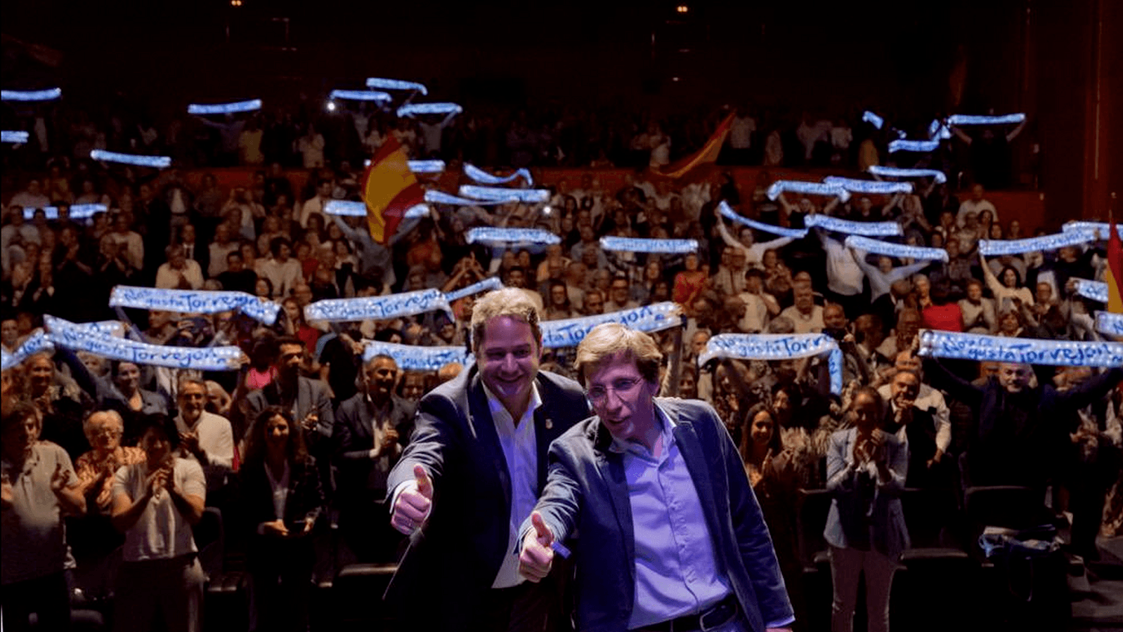 Apoyo masivo de los torrejoneros a Ignacio Vázquez en su presentación como candidato a la Alcaldía de Torrejón de Ardoz