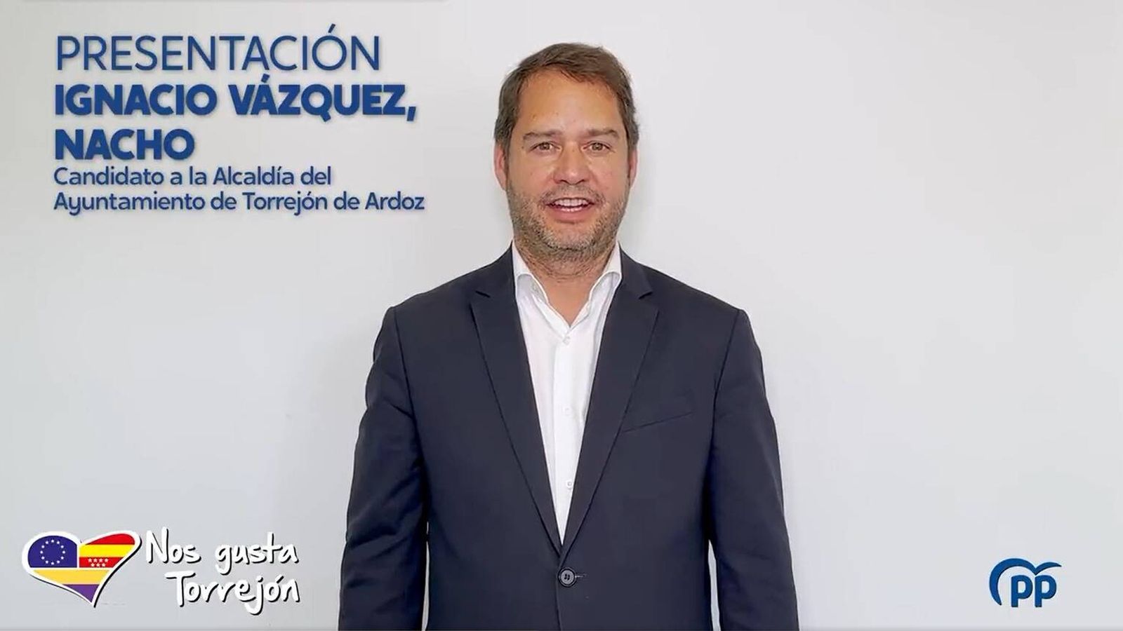 Ignacio Vázquez, candidato del PP por Torrejón, presenta su lista para el 28M 