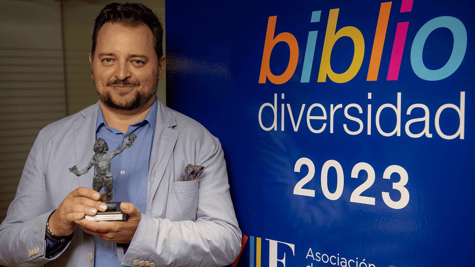 El Premio a la Bibliodiversidad 2023 para David Felipe Arranz