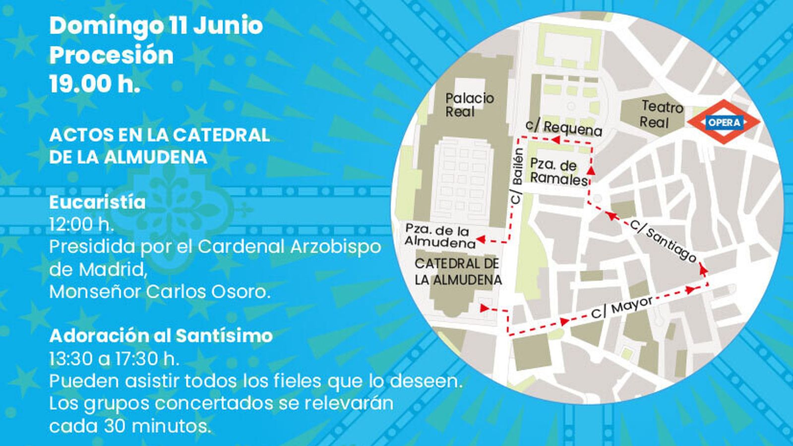 Madrid se prepara para la procesión del Corpus Christi este domingo