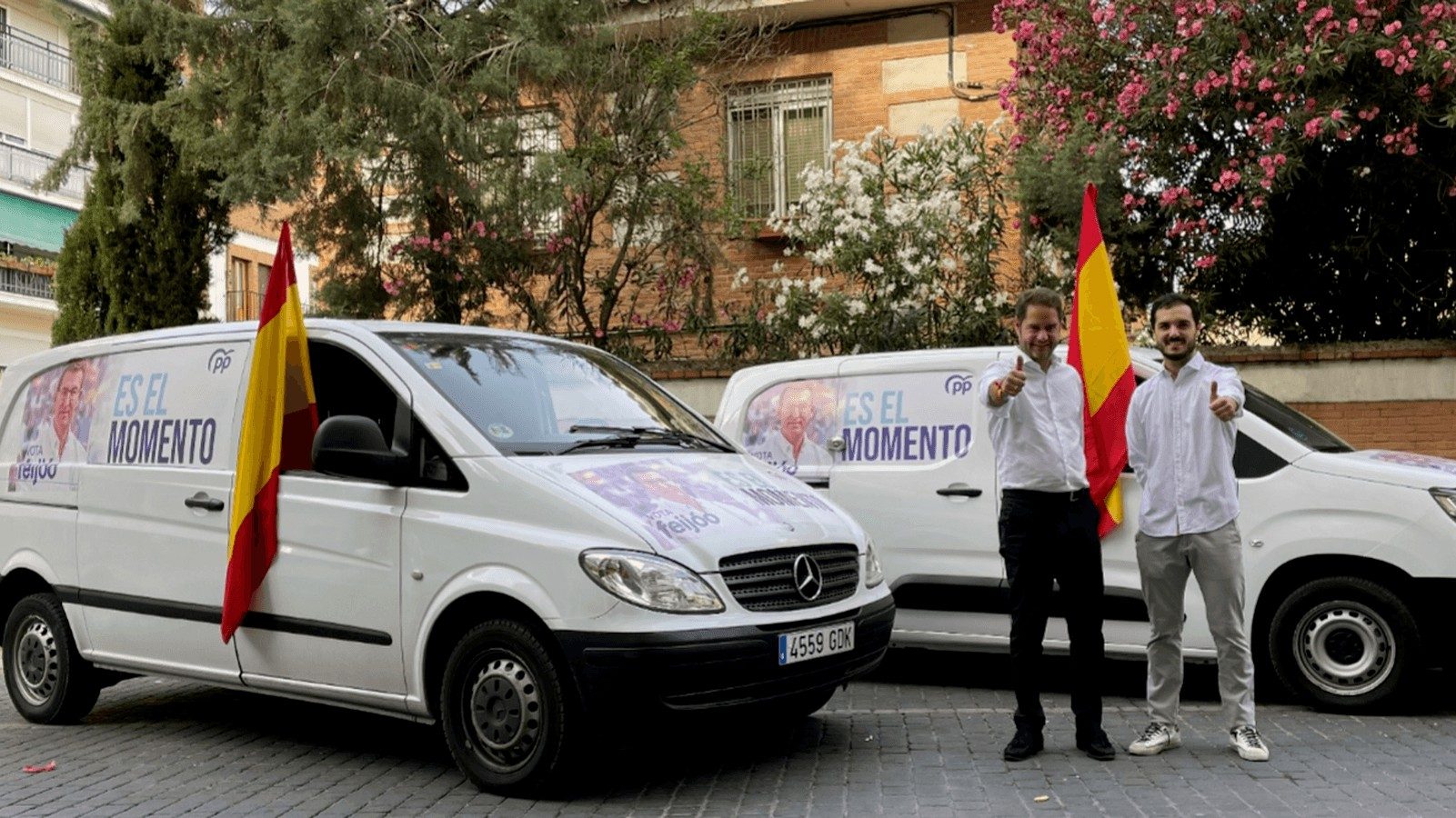 El Partido Popular de Torrejón de Ardoz despliega dos vehículos de campaña en estas Elecciones Generales El Partido Popular de Torrejón de Ardoz despliega dos vehículos de campaña en estas Elecciones Generales