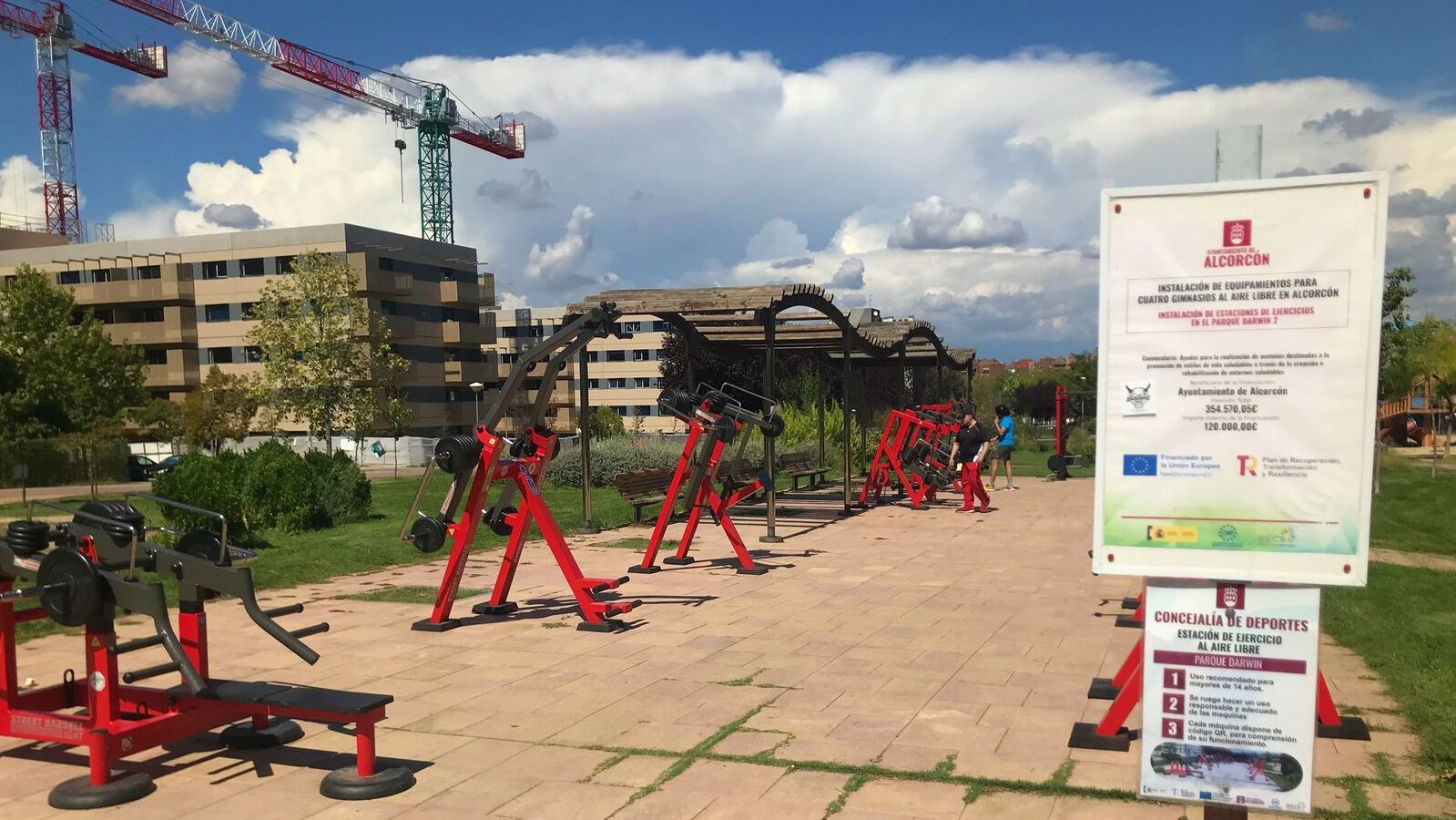 El PP de Alcorcón pide mejorar la seguridad de los gimnasios al aire libre