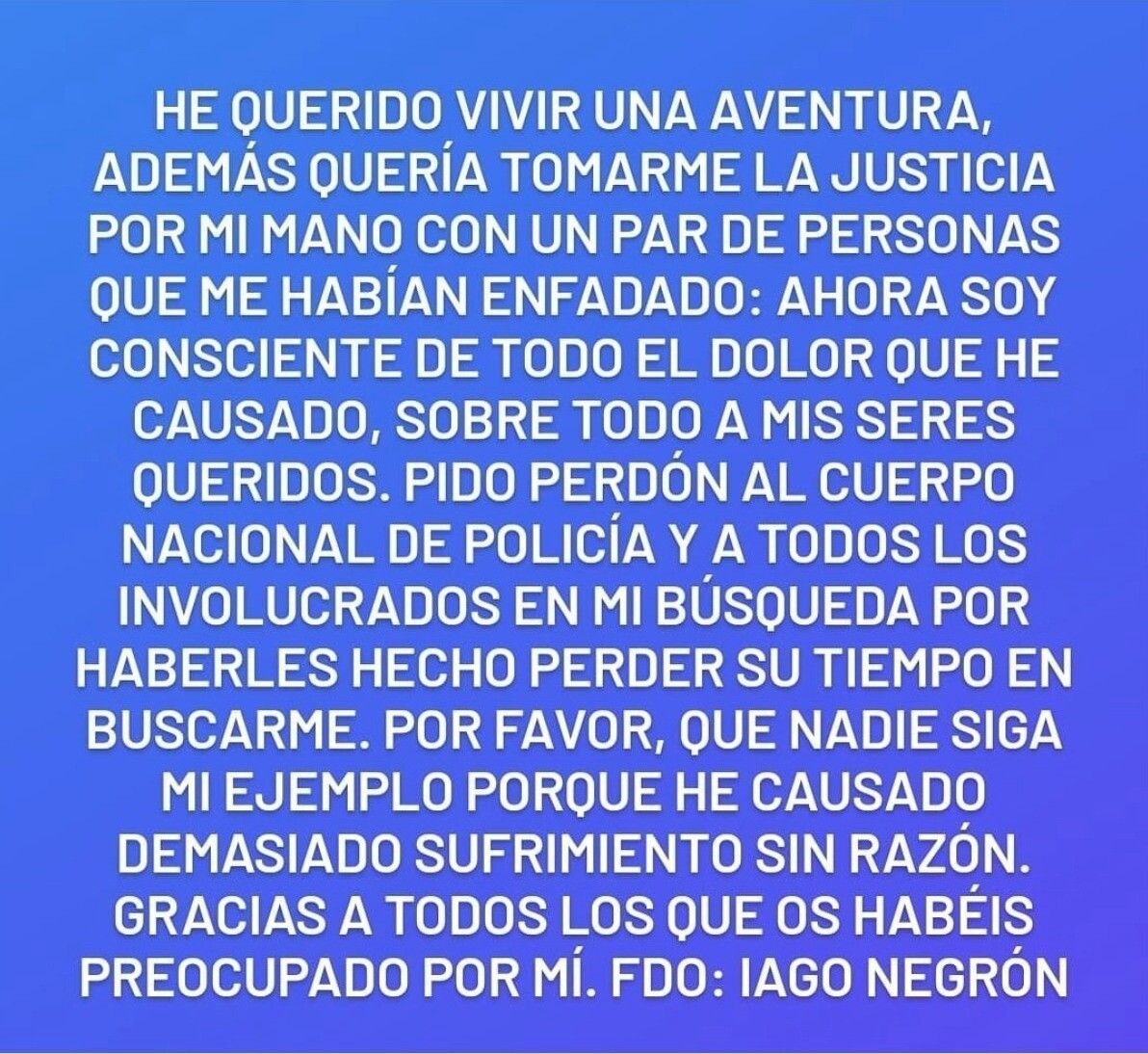 declaraciones iago negron