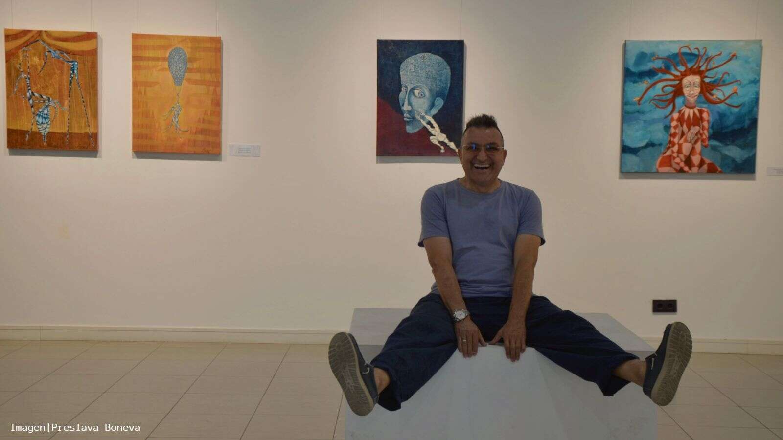El pintor búlgaro Vasil Vasilev-Zouek presenta su exposición en Madrid: “Mi mundo es el de la imaginación”