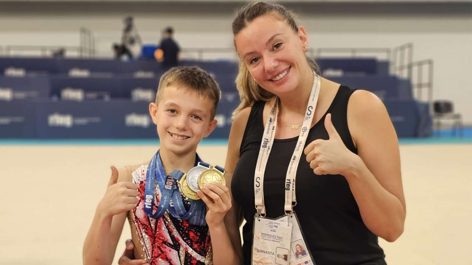 El torrejonero Saúl Rodríguez Copé se corona campeón de España de gimnasia rítmica
