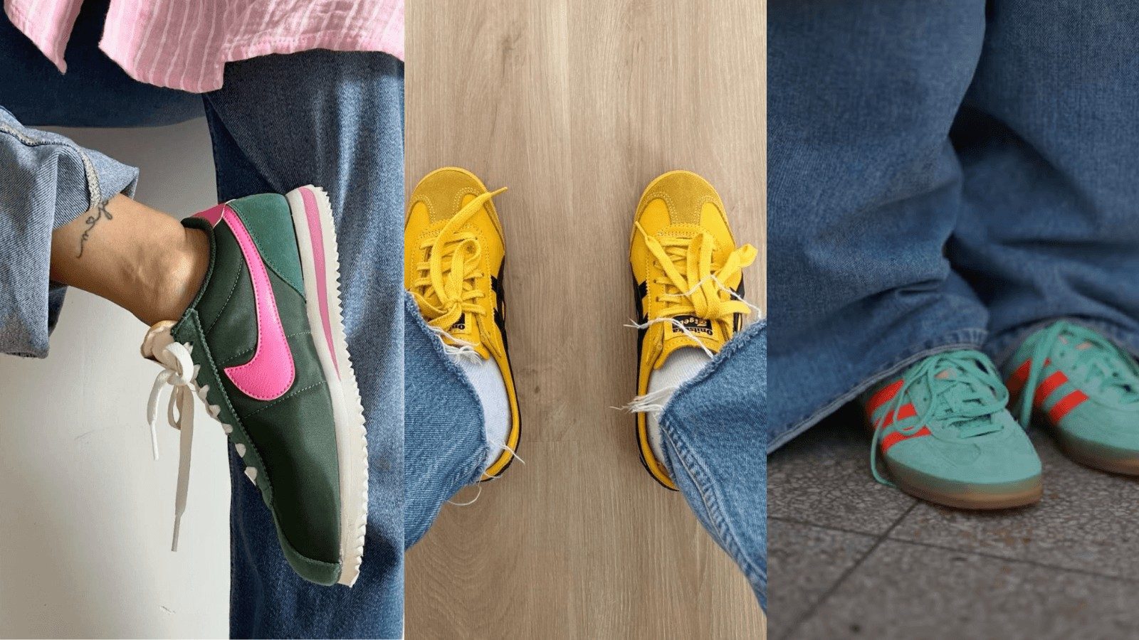Las zapatillas de colores: "un must" para esta temporada Las zapatillas de colores: "un must" para esta temporada