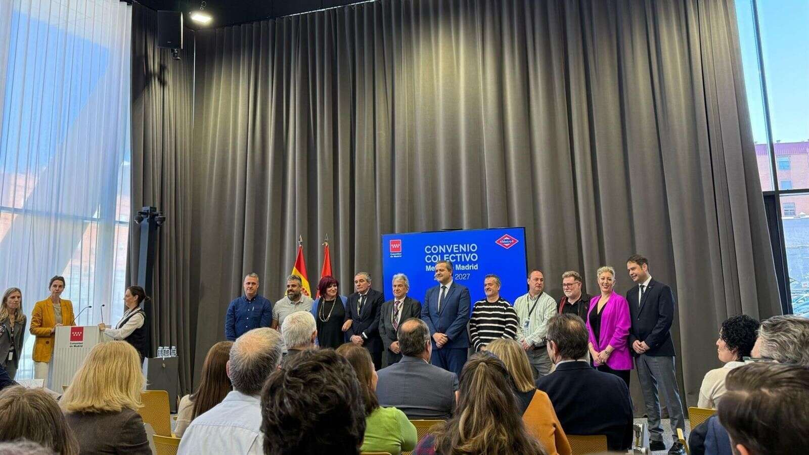 El nuevo convenio colectivo de Metro 2025-2027 mejorará las condiciones laborales de sus 7.200 empleados