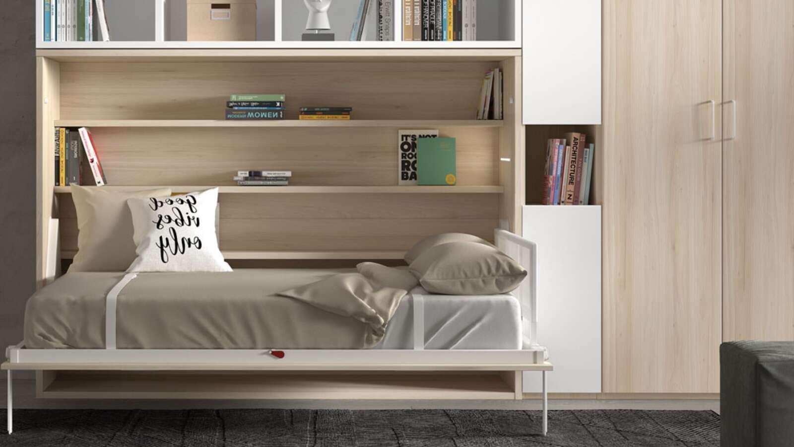 Camas abatibles en Madrid: la solución perfecta para ahorrar espacio en dormitorios pequeños